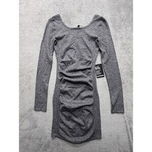premier amour long sleeve sequin sheath dress Premier Amour- Rose Gold Long Sleeve Sequin Dress Size 6 NWT